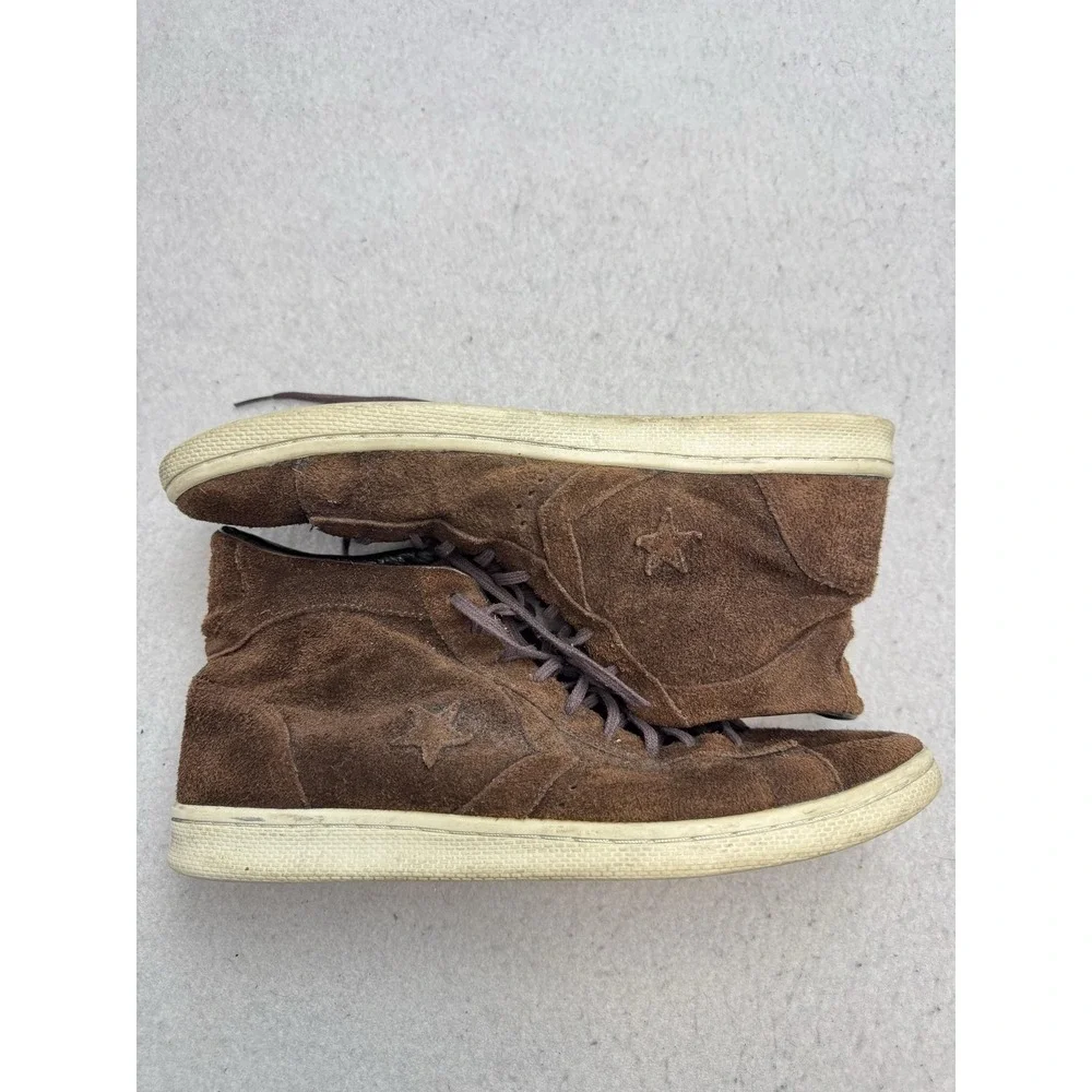 Converse John Varvatos All Star X Shoes Mens Size 11 Brown Suede Mid Top 125424C